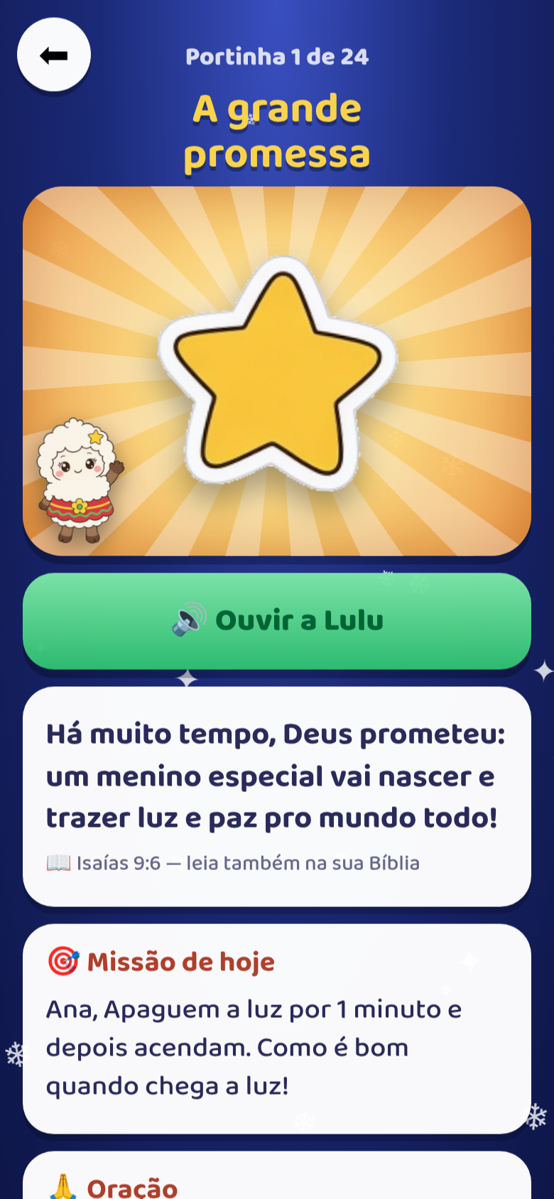 Portinha do dia 1